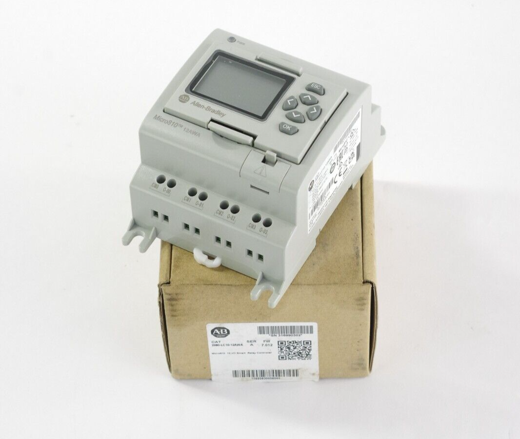 Allen Bradley 2080-LC10-12AWA Ser A FW 7.012 100-240VAC