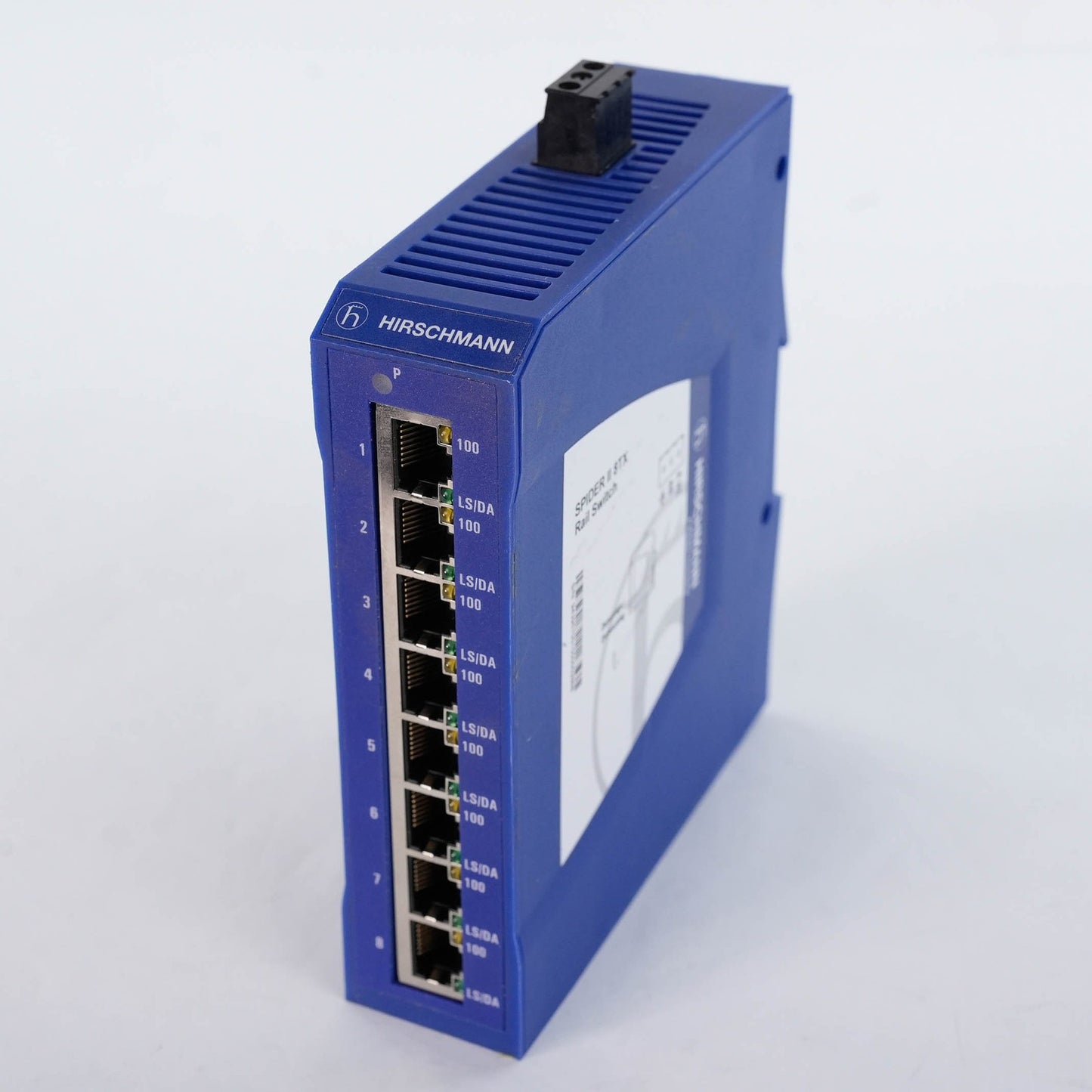 Hirschmann SPIDER II 8TX Industrial Ethernet Switch 8-Port RJ45 943957001 24VDC
