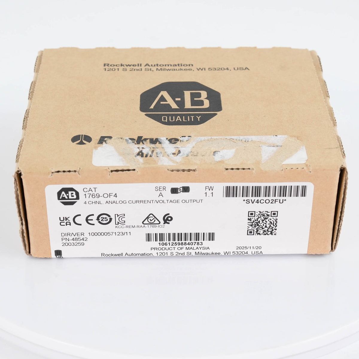 Allen Bradley 1769-OF4 Series A CompactLogix 4 Ch Analog Output Module Sealed