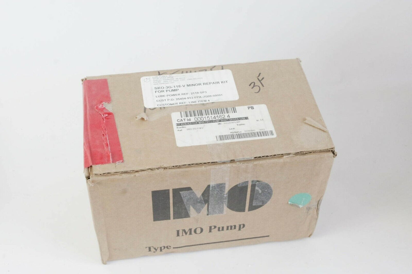 NEW Sulzerpump SKO-3G-118-V KIT REBUILD FOR IMO PUMP AA3G/NVPPCA118SP