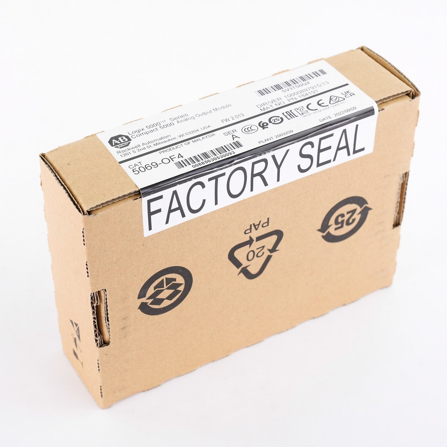 Allen Bradley 5069-OF4 /A Logix 5000 4-Ch Analog Output Module - Sealed Surplus