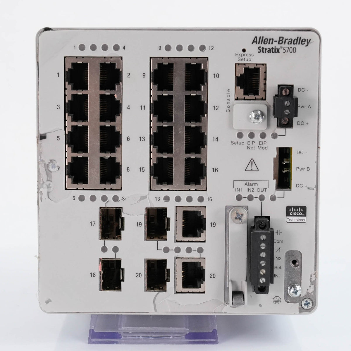 Allen Bradley 1783-BMS20CL Ser A Stratix 5700 Managed Switch 20 Port