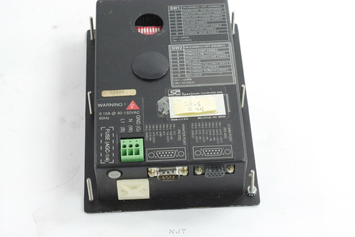 SQUARE D SD-220 CLASS 3050 POWER LOGIC SYSTEM DISPLAY INTERFACE