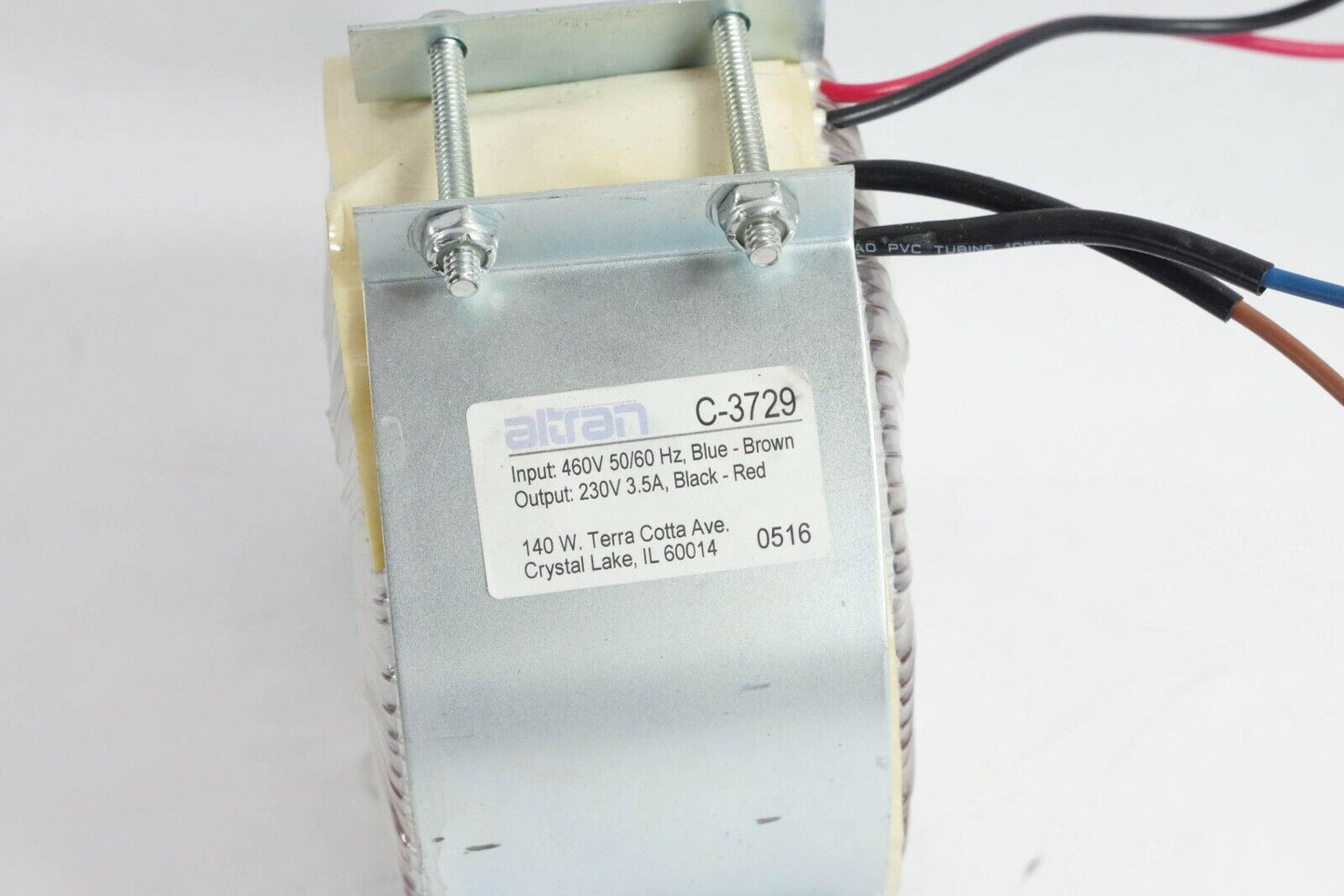 ALTRAN C-3729 Audio Transformer 460/240 3.5A