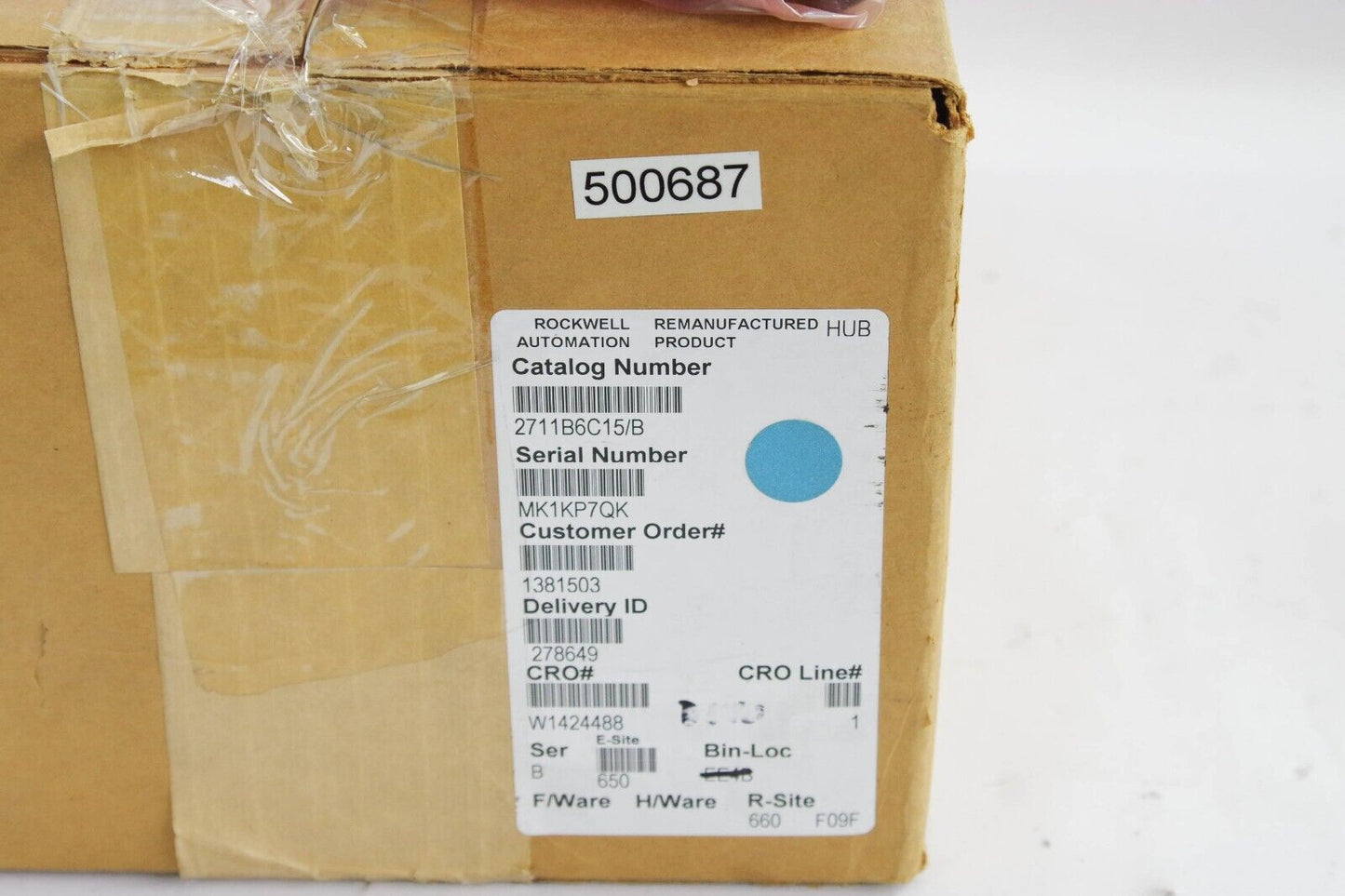 ALLEN BRADLEY 2711-B6C15 Ser B / 2711-B6C15X PANELVIEW - AB Remanufactured 2011