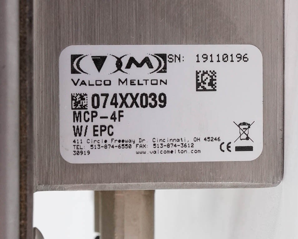 Valco Melton MCP-4F 074XX039 Glue Control System MCP4F 4-Channel Unit W/ EPC