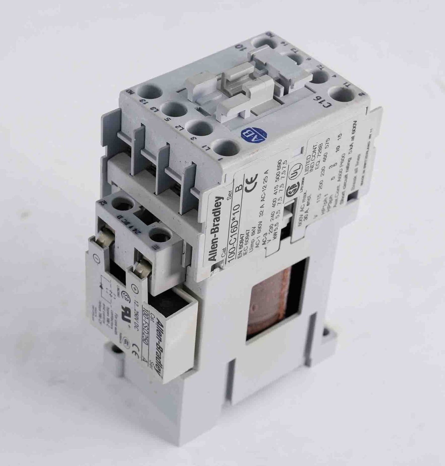 Allen Bradley 100-C09D*10 /A Contactor 120VAC 3-Pole + 100-FSD250/A