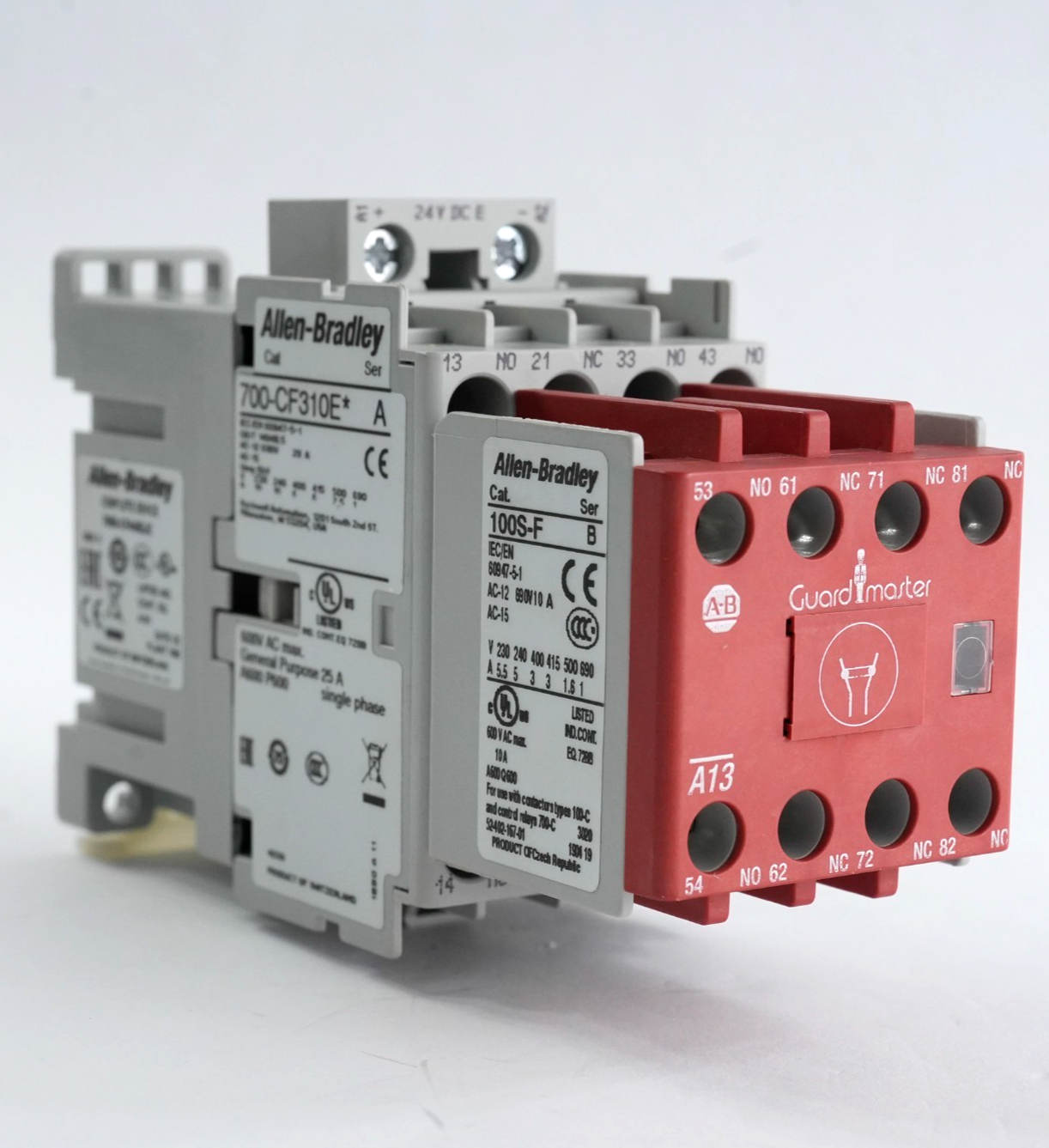 Allen Bradley 700-CF310E* /A + 100S-F /B Safety Control Relay Module - Open Box