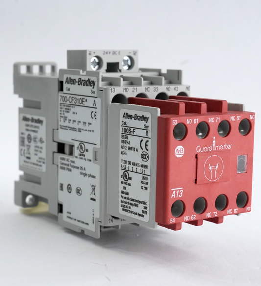 Allen Bradley 700-CF310E* /A + 100S-F /B Safety Control Relay Module - Open Box