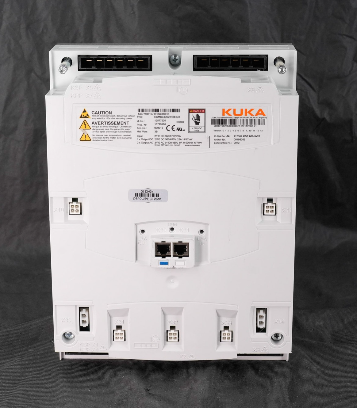 Kuka KSP 600-3x20 ECMBS3D2224BE531 Servo Drive Module - Refurbished + Warranty