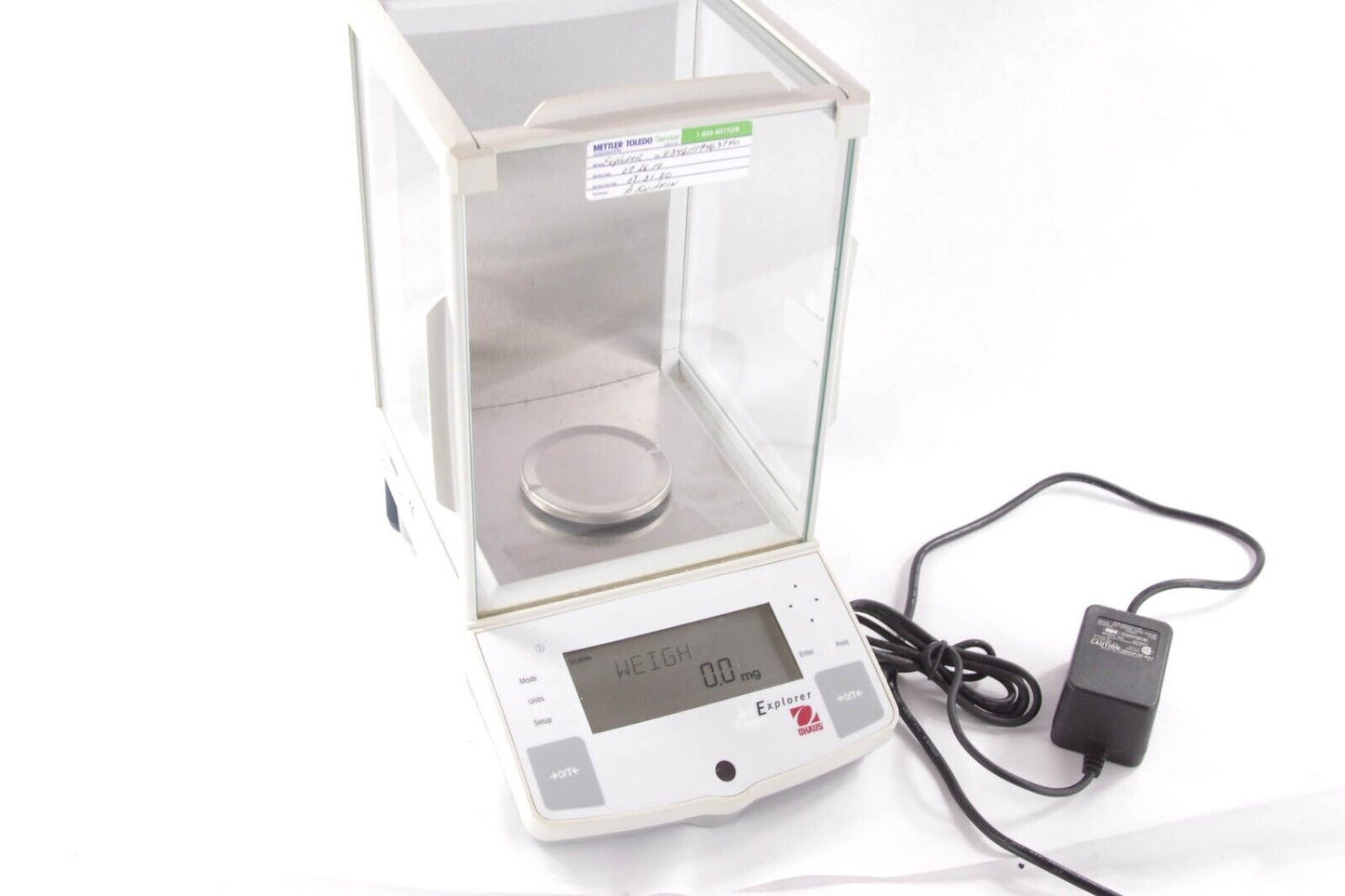 Ohaus E01140 Explorer Analytical Balance 110g Capacity / d=0.1mg Weight Verified