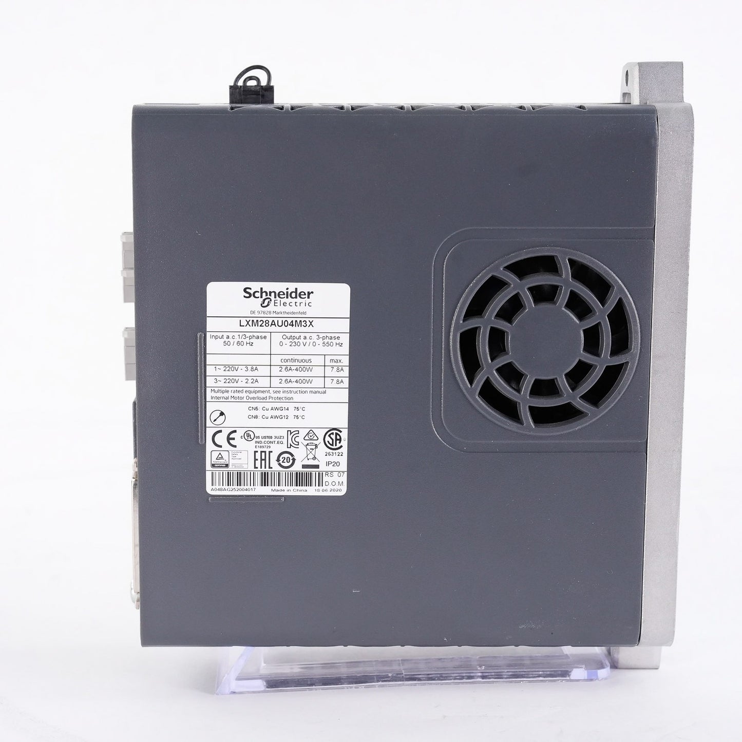 Schneider Electric LXM28AU04M3X Lexium 28 Servo Drive 400W 230V - Open Box