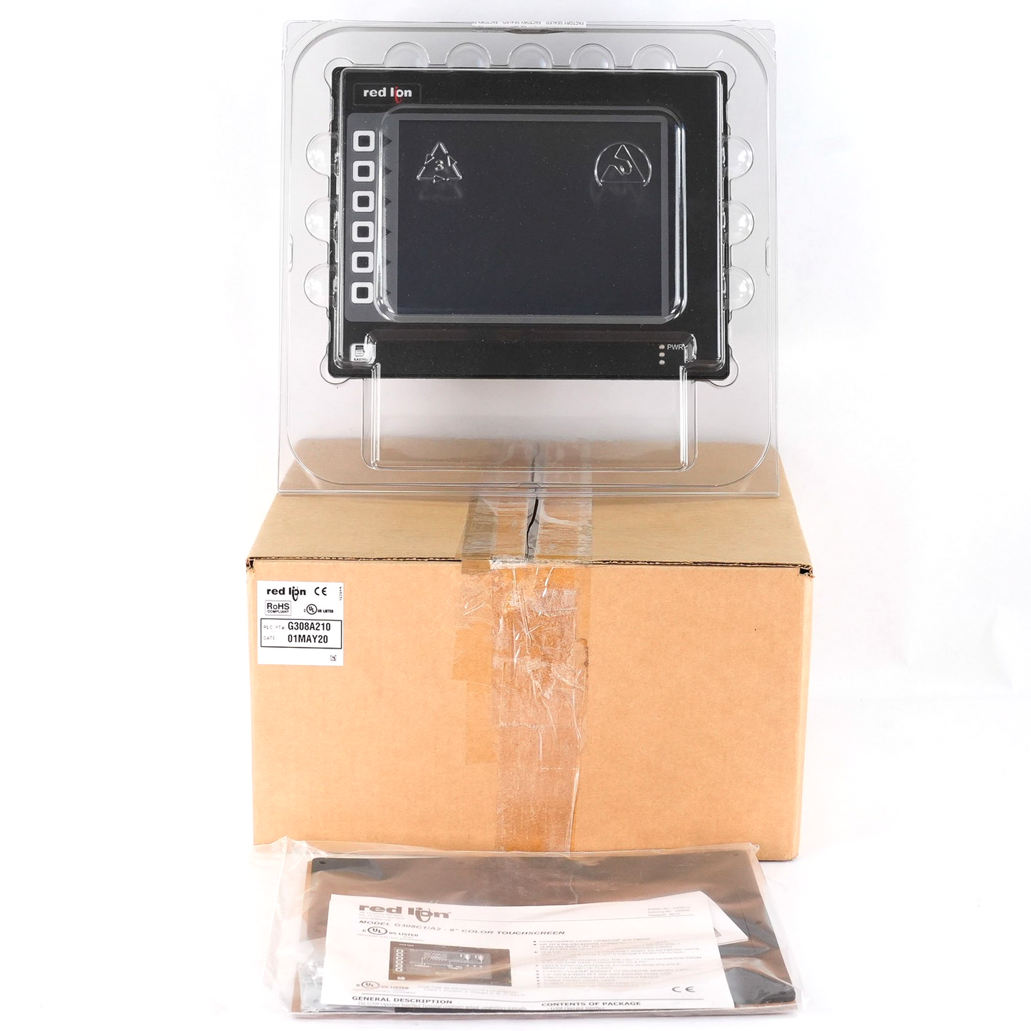 Red Lion Controls G308A210 G3 HMI Display Panel G308A2 - Open Box