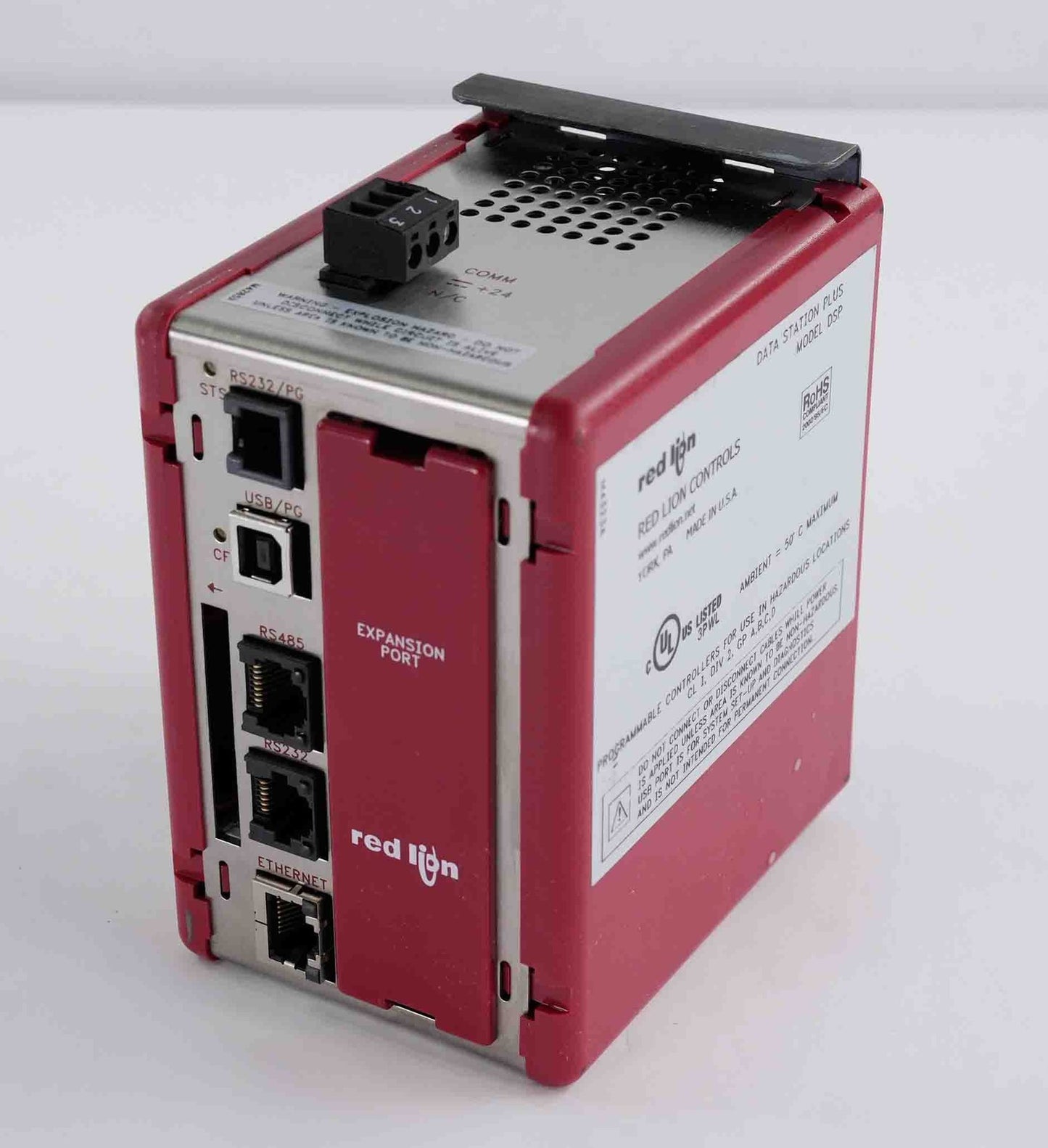Red Lion Controls DSPSX000 Data Station Plus Model DSP Ethernet 24 VDC