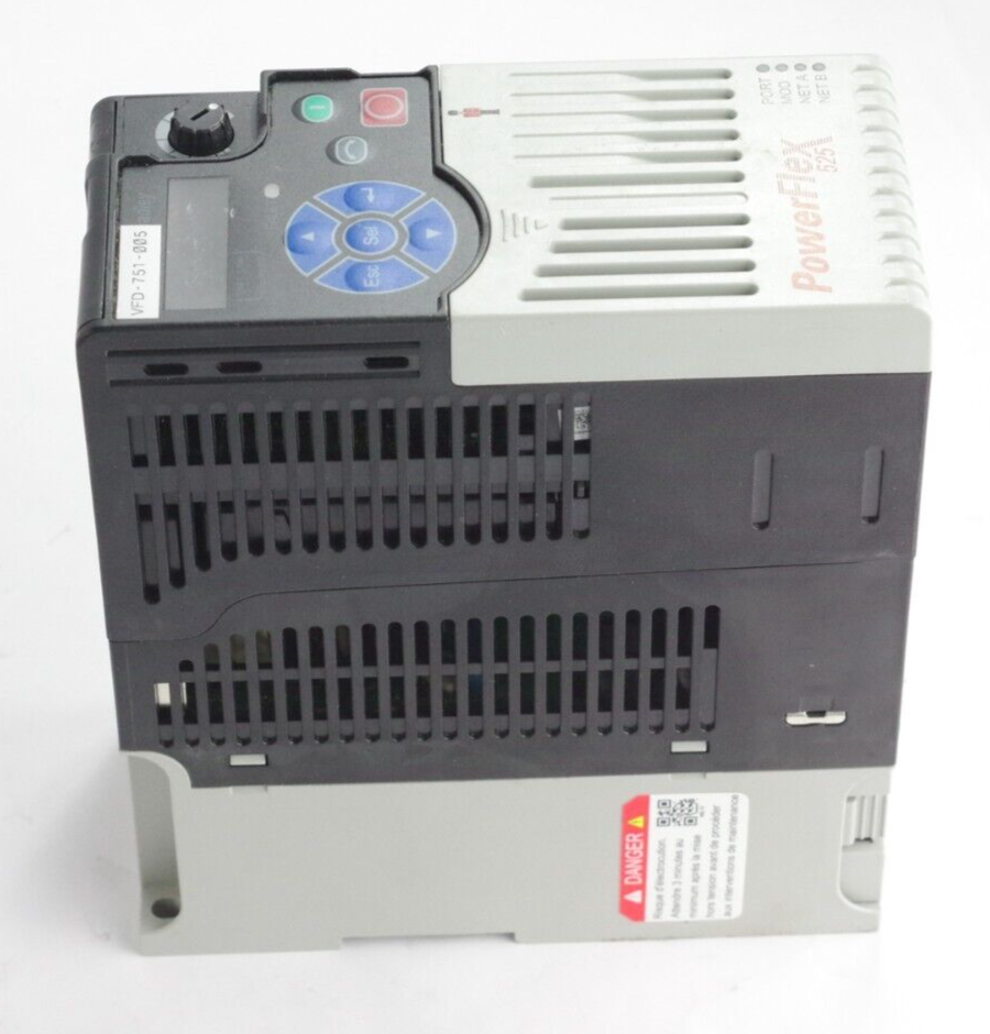 Allen Bradley 25B-D4P0N104 PowerFlex 525 Adjustable Frequency AC Drive 2 HP 480V