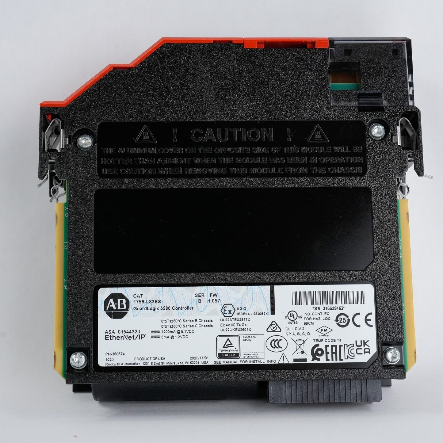 Allen Bradley 1756-L83ES /B GuardLogix 5580 EtherNet/USB Controller 1756L83ES