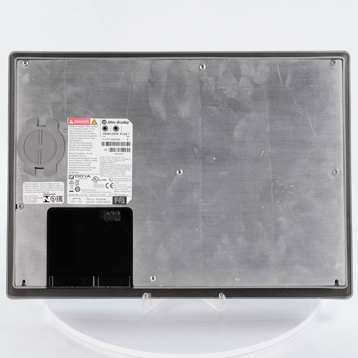 Allen Bradley 2711P-T12W22D8S Ser B PanelView Plus 7 12.1" HMI 24VDC