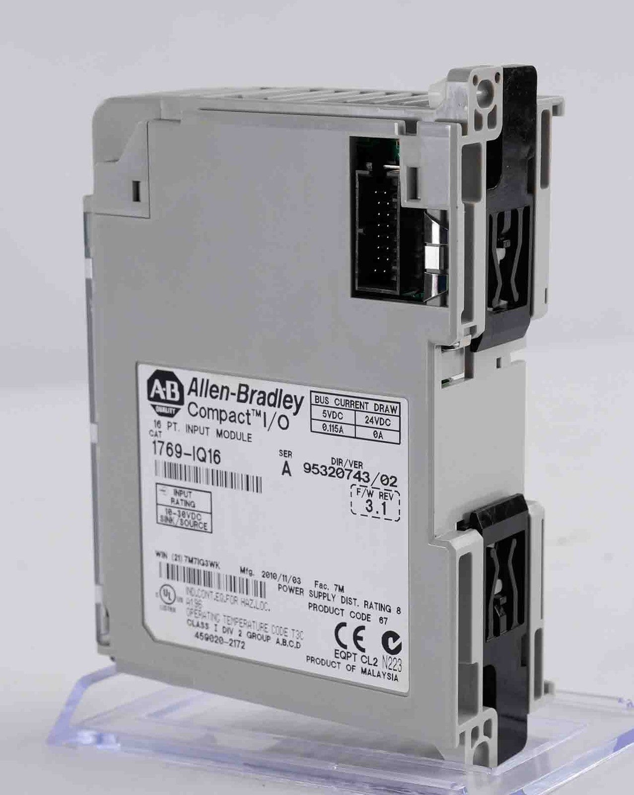 Allen Bradley 1769-IQ16 /A Compact I/O 16-Point Input Module 1769IQ16