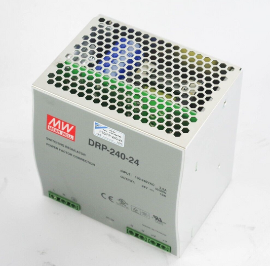 Mean Well DRP-240-24 Power Supply 100-240 V AC 24V Output