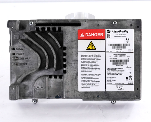Allen Bradley 2711P-RP8A /B PanelView Plus Logic Module 2711PRP8A Series B + WTY