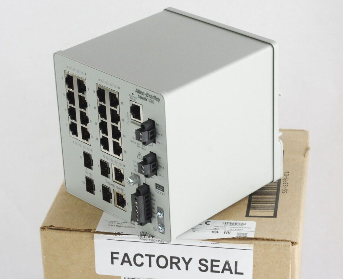 Allen Bradley 1783-BMS20CGP Stratix 5700 20-Port Managed Switch - Open Box