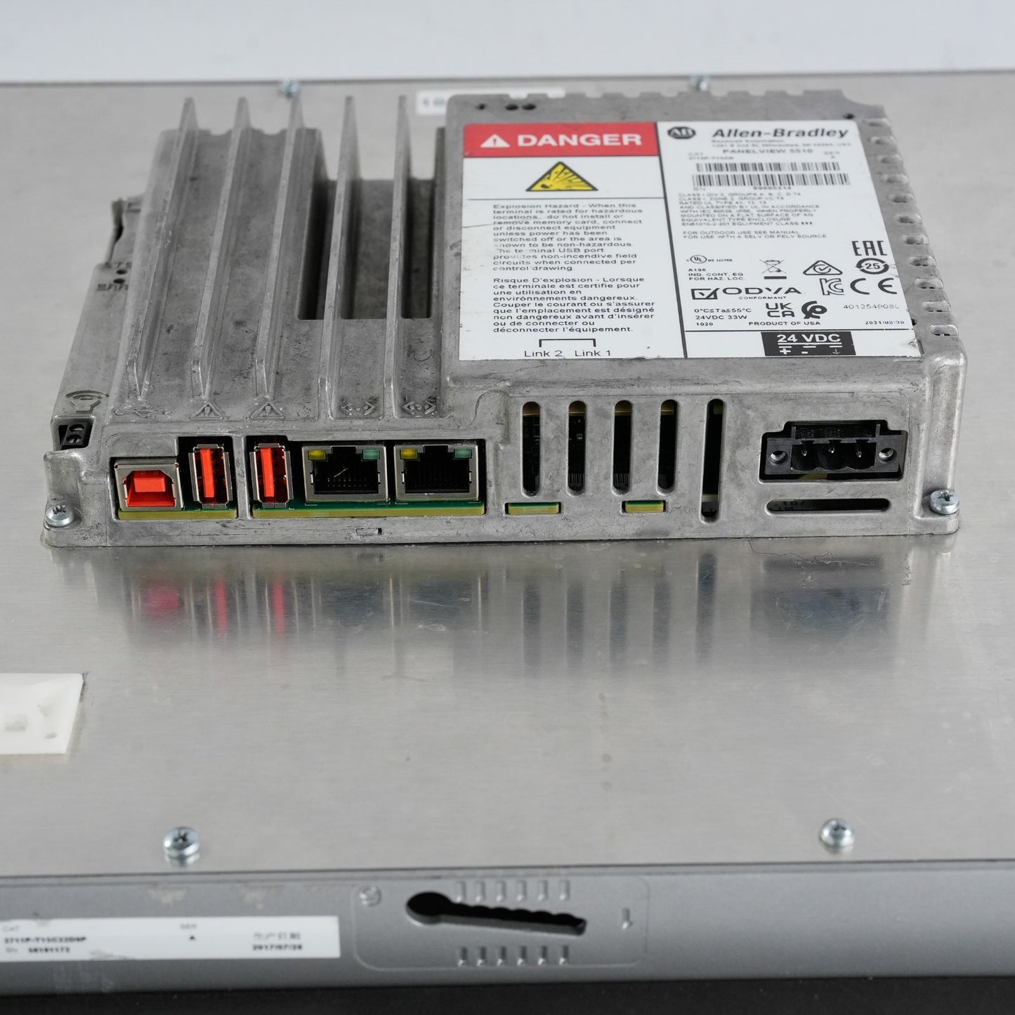Allen Bradley 2715P-T15CD /A PanelView 5510 15" Color/Touch DC Operator Terminal