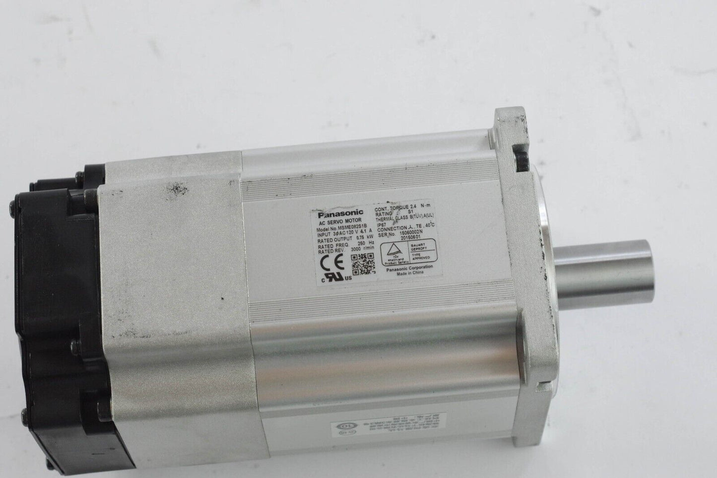 Panasonic MSME082S1B AC Servo Motor 3000 RPM 750W 200VAC - New Without Box