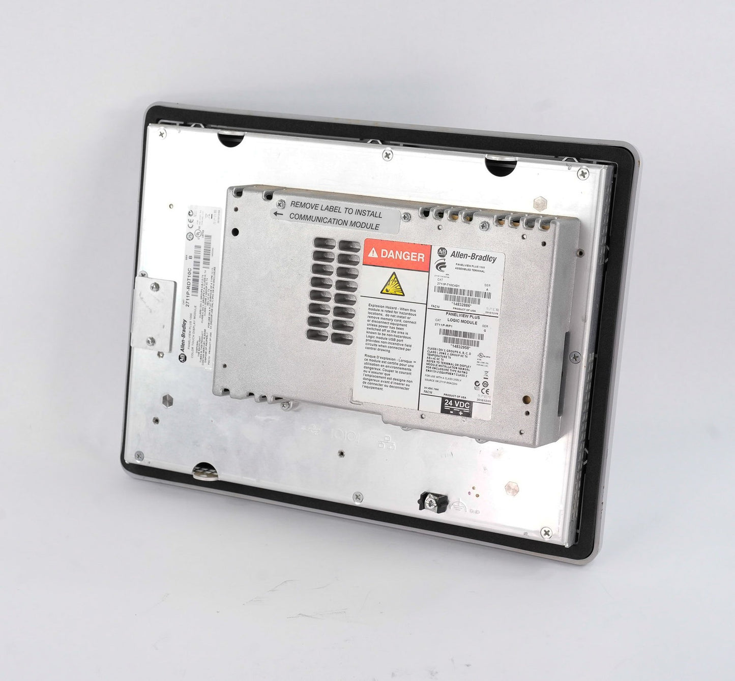 Allen Bradley 2711P-T10C4D1 /A PanelView Plus 1000 Terminal + 2711p-RP1 /G Logic