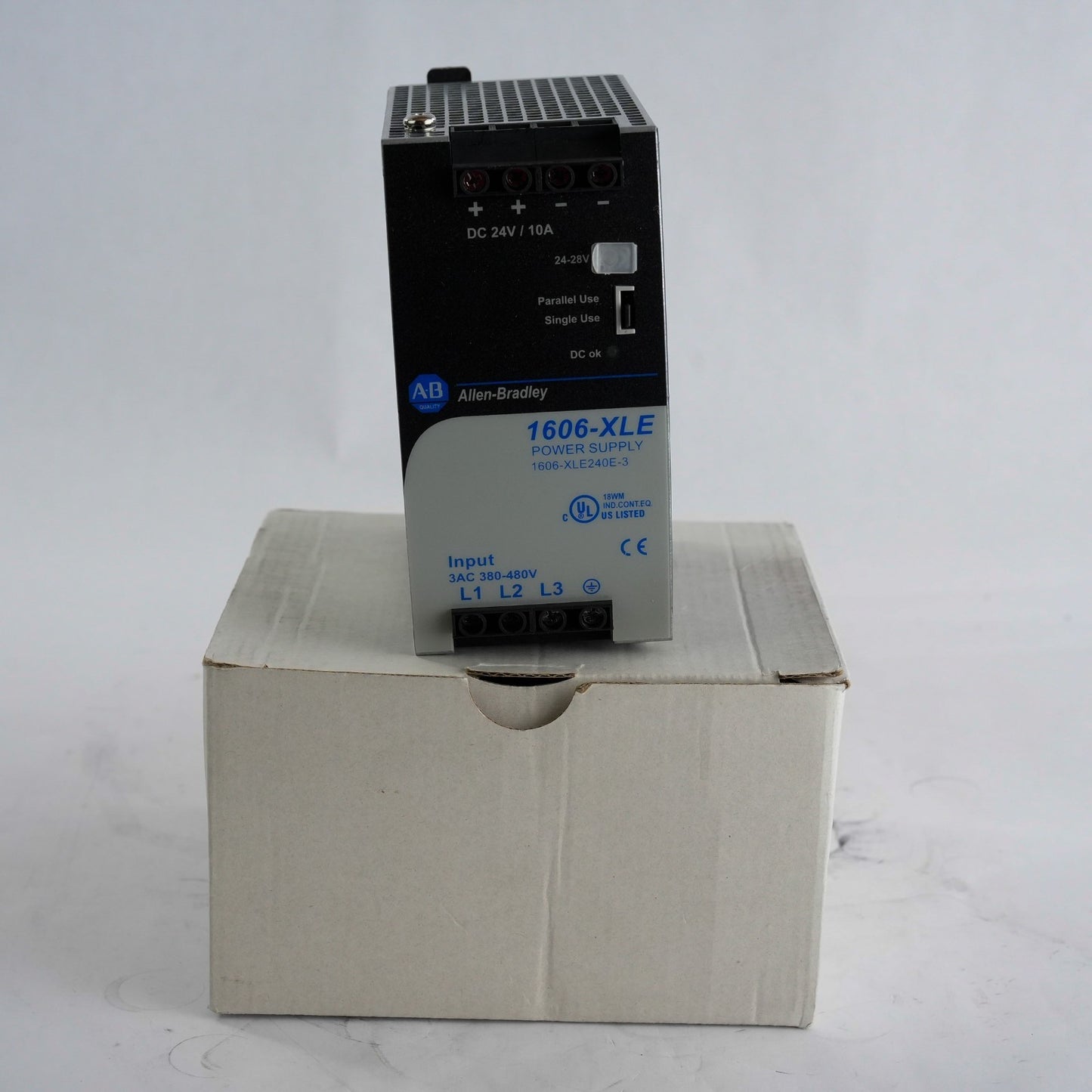 Allen Bradley 1606-XLE240E-3 Ser A Power Supply 3-Phase 24V 10A - Open Box