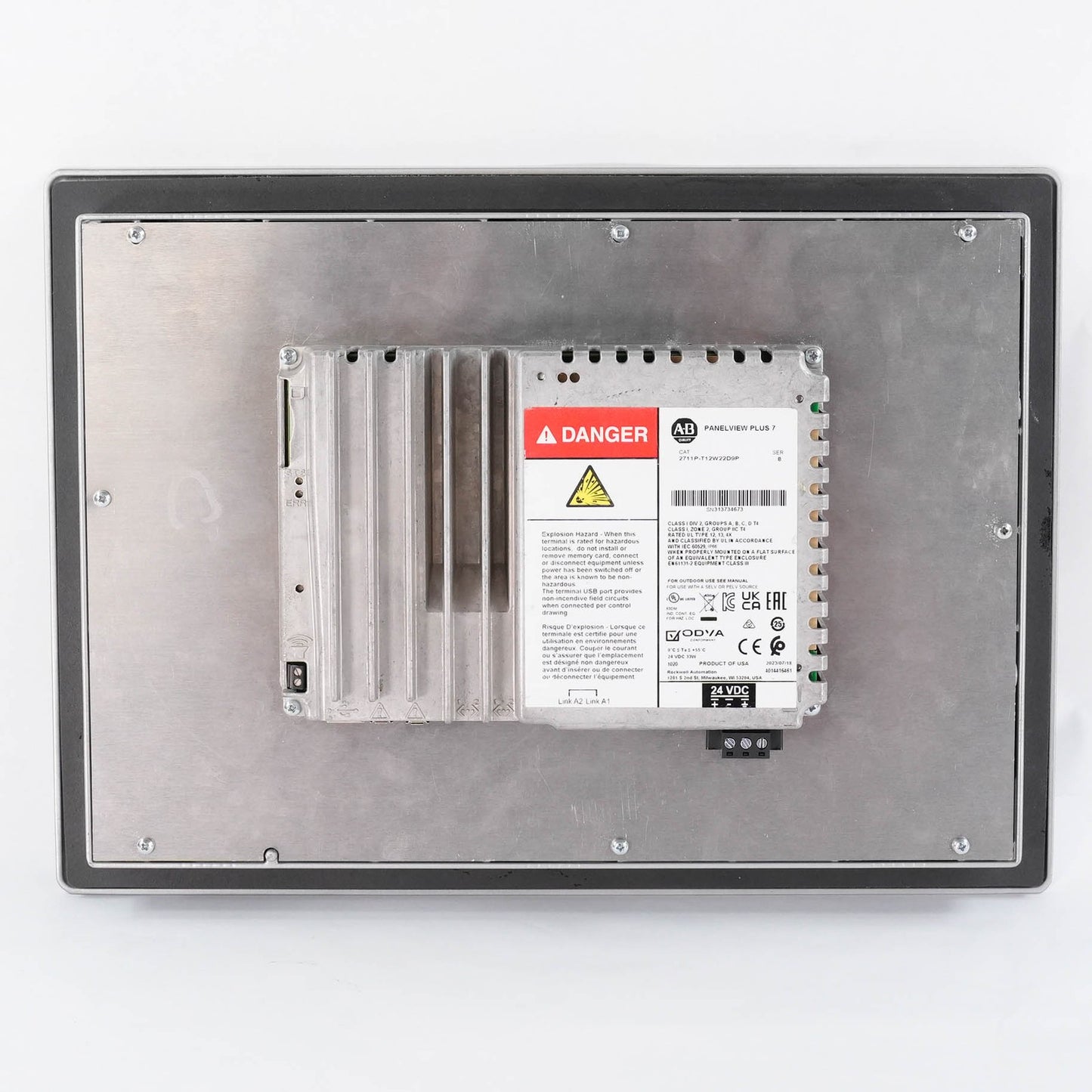 Allen Bradley 2711P-T12W22D9P Ser B PanelView Plus 7 12.1in Touch HMI 24VDC