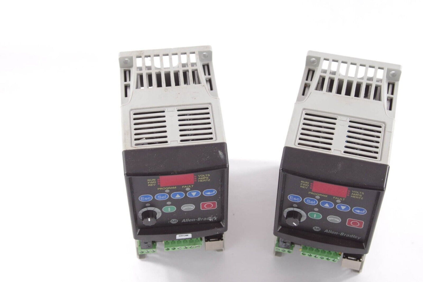 2x ALLEN BRADLEY 22A-D2P3N104 / 22AD2P3N104 SER. A - For parts or Repair