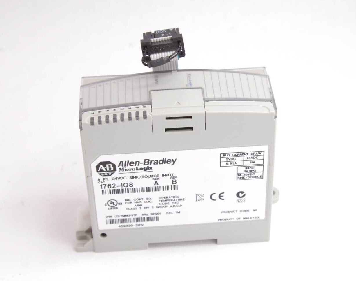 Allen Bradley 1762-IQ8 / 1762IQ8 Ser A Rev B MicroLogix 8 Pt. 24VDC Input