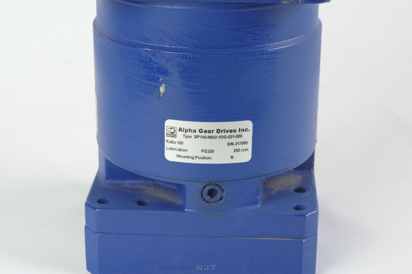 ALPHA SP 140-M02-100-021-000 SP140-M02-100-021-000 PLANETARY GEARBOX 100:1 RATIO