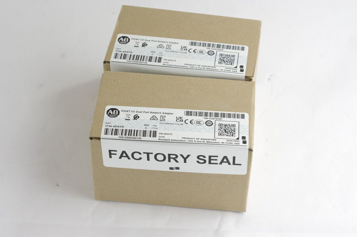 2024 Allen Bradley 1734-AENTR SER C Point I/O Module Sealed Surplus