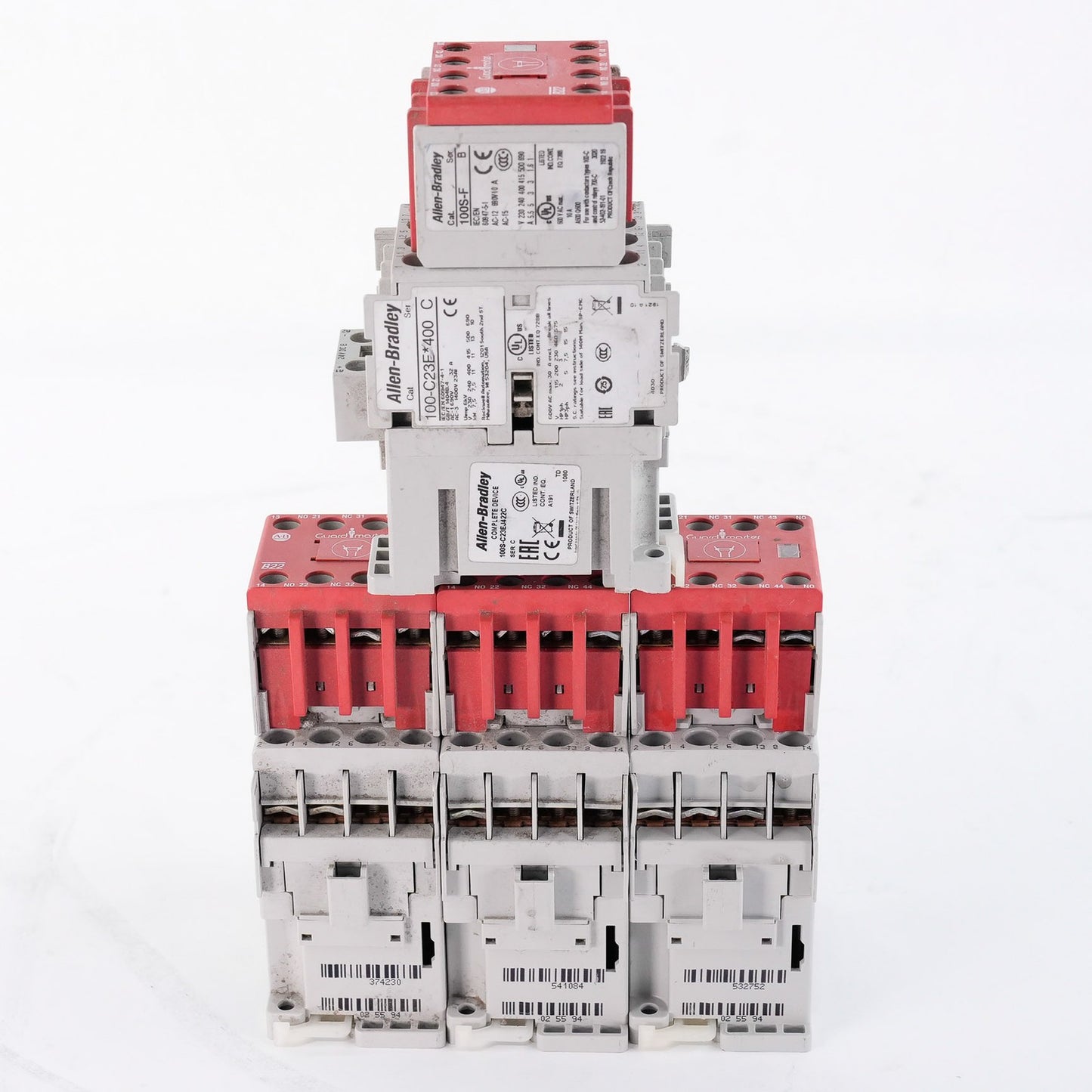 Allen Bradley 100S-C23EJ422C Safety Contactor 100-C23E*400/C & 100S-F/B
