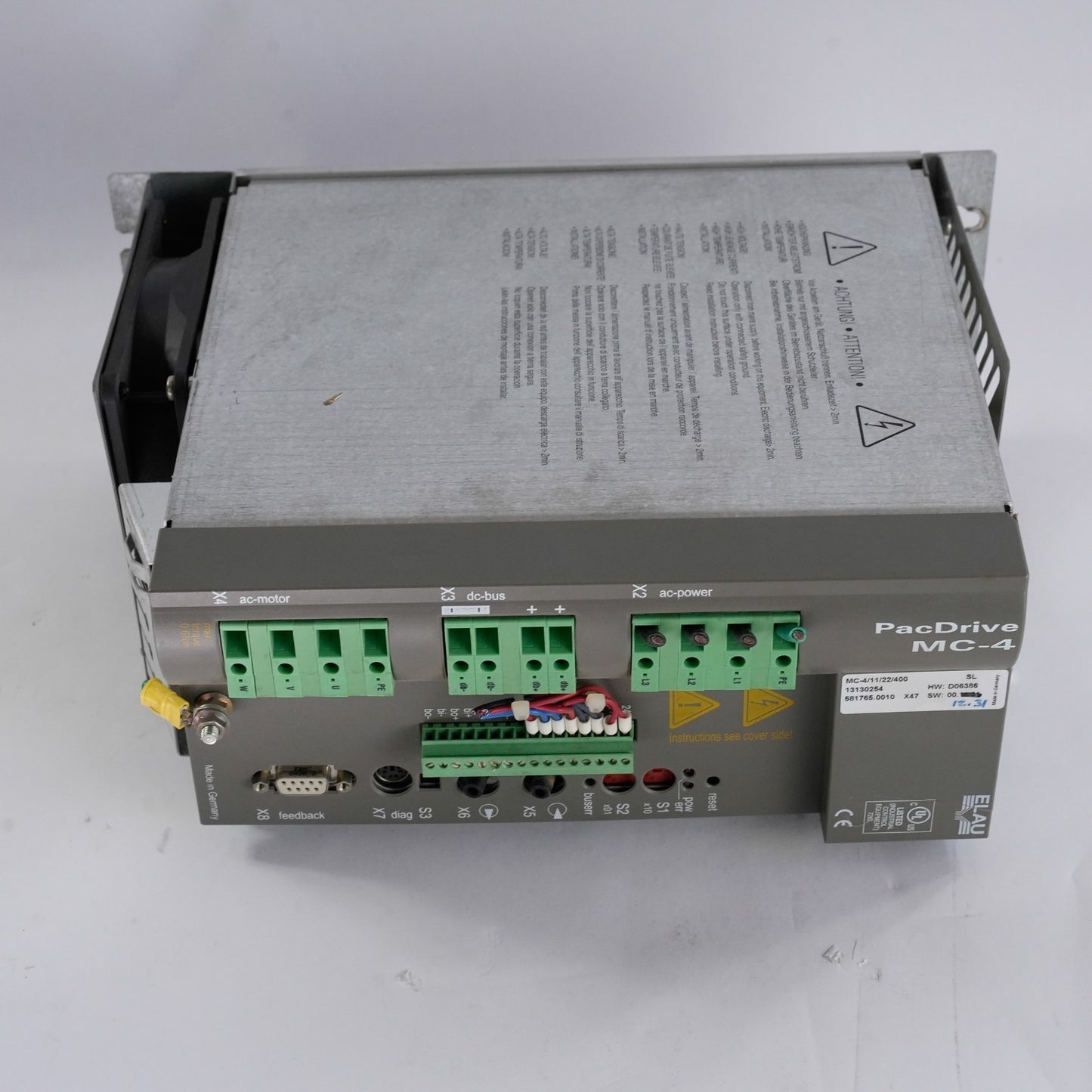 Schneider Electric MC-4/11/22/400 Elau PacDrive MC-4 Servo Drive MC41122400