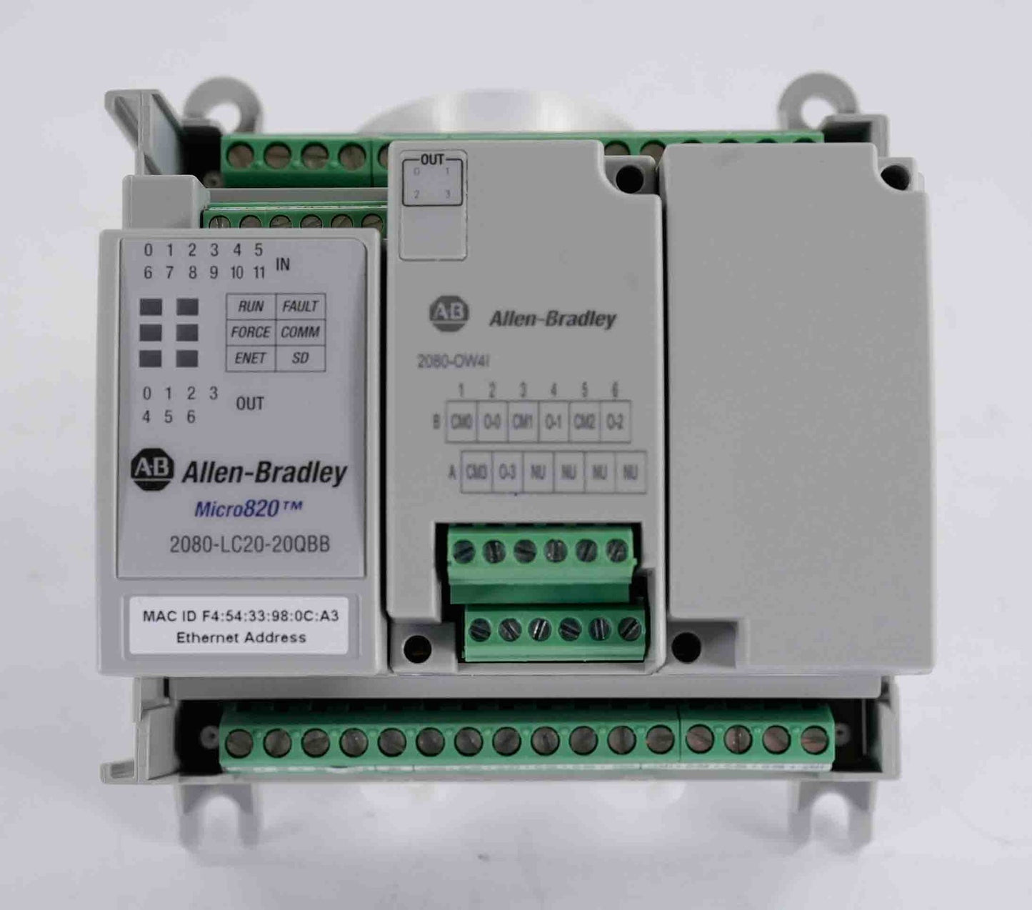 Allen Bradley 2080-LC20-20QBB Micro 820 Programmable Controller 2080LC2020QBB