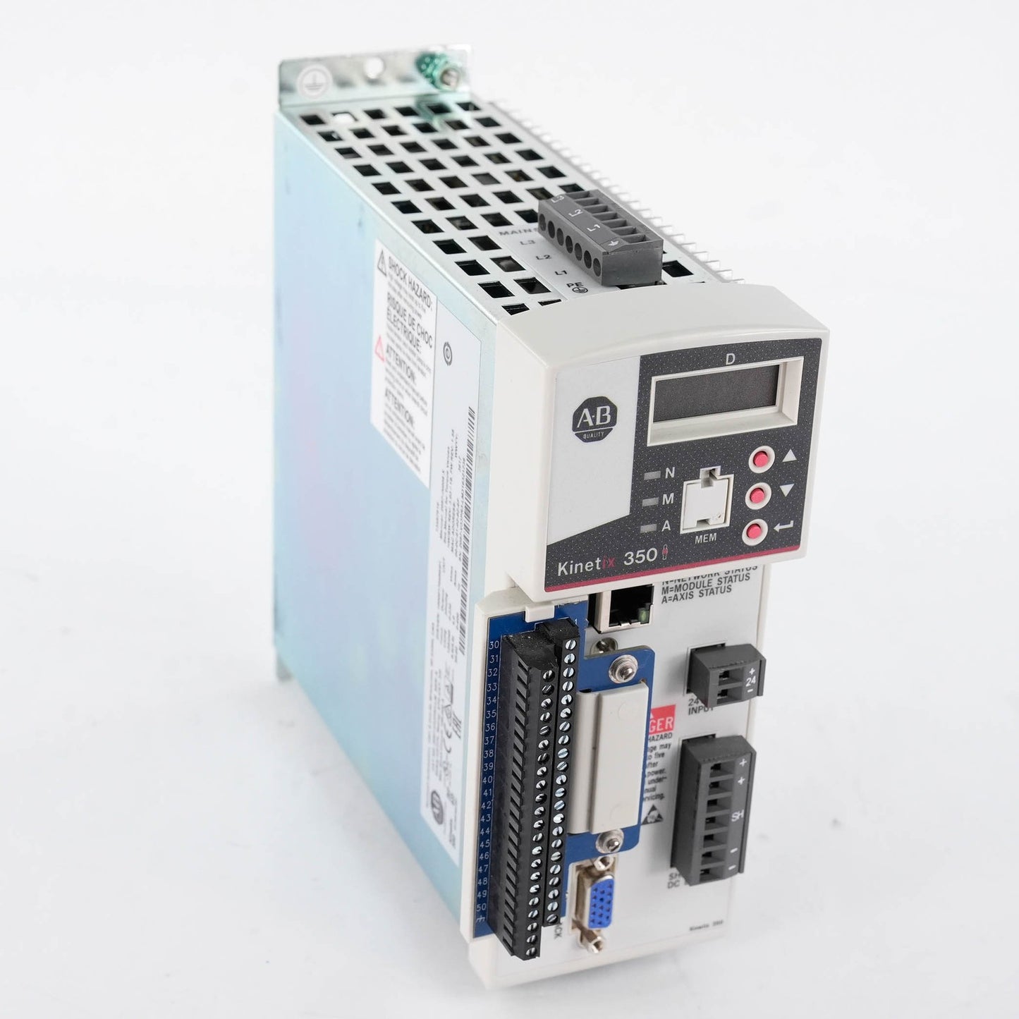 Allen Bradley 2097-V33PR3-LM Ser A Kinetix 350 Servo Drive 240V 1-Phase 2A