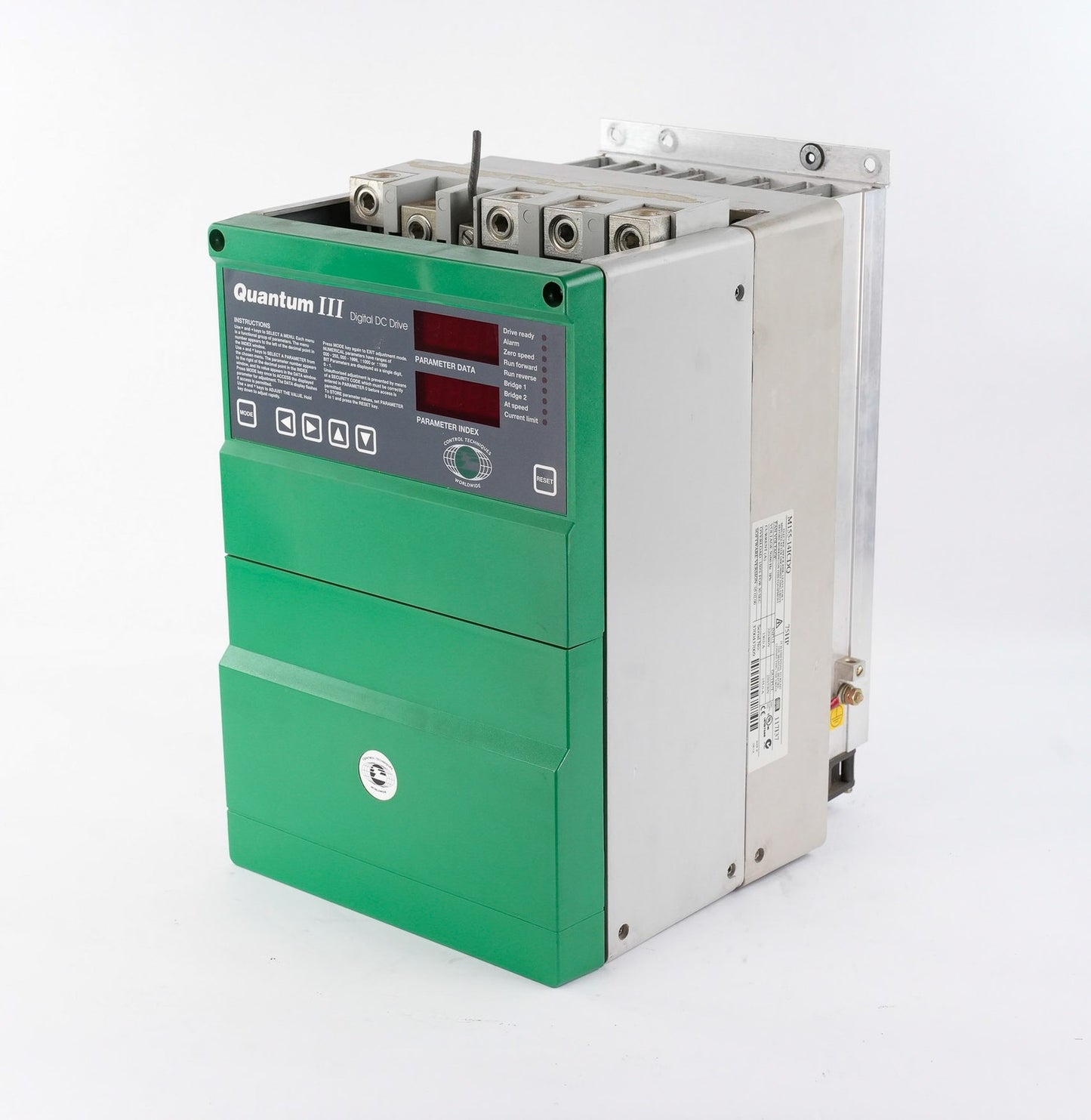 Control Techniques M155-14ICDQ Quantum III Digital DC Drive 75HP M15514ICDQ 9500