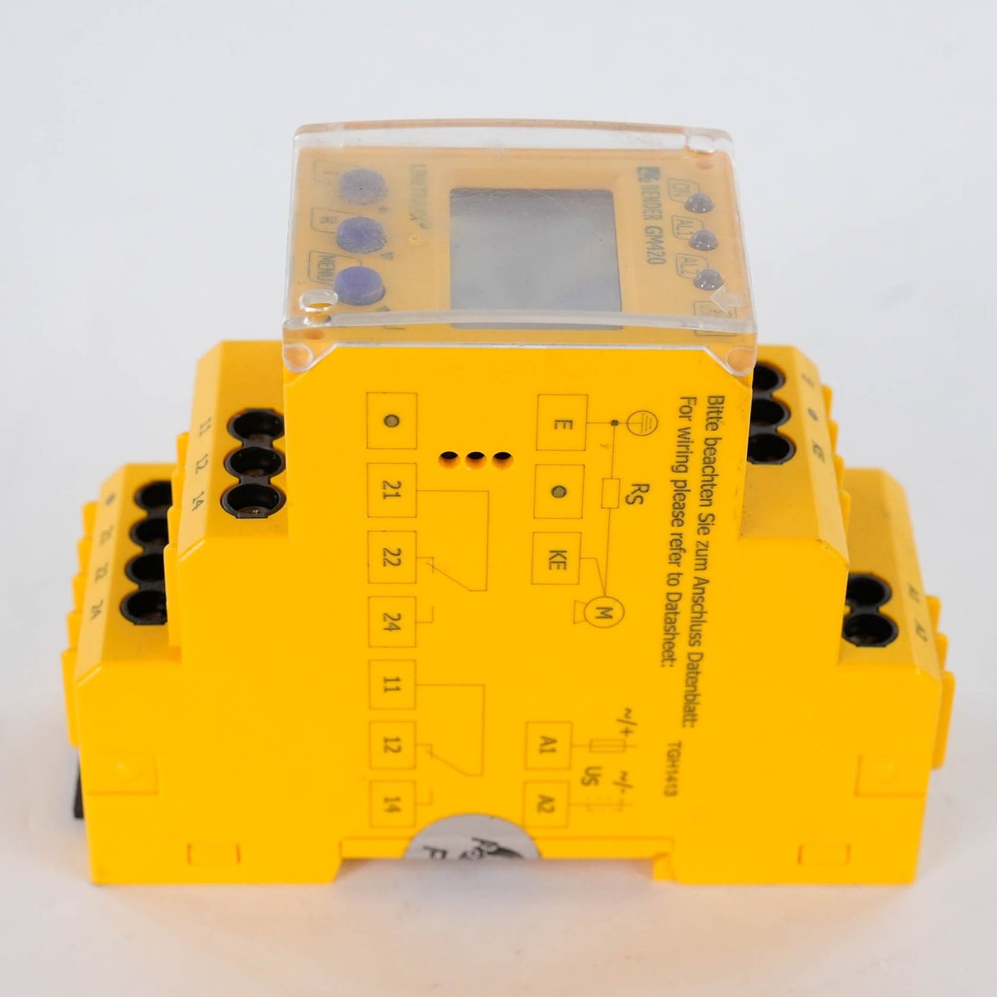 Bender GM420-D-2 Ground Monitor AC/DC 0-100V 15-400Hz GM420D2 Voltage Relay