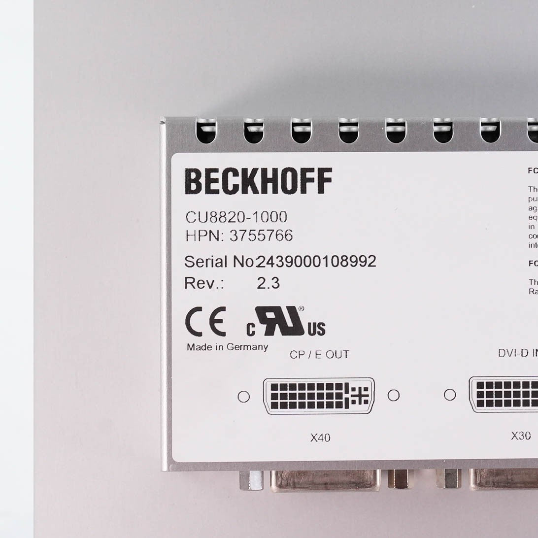 Beckhoff CU8820-1000 USB 2.0 to RJ45 Ethernet Extender Transmitter CU88201000