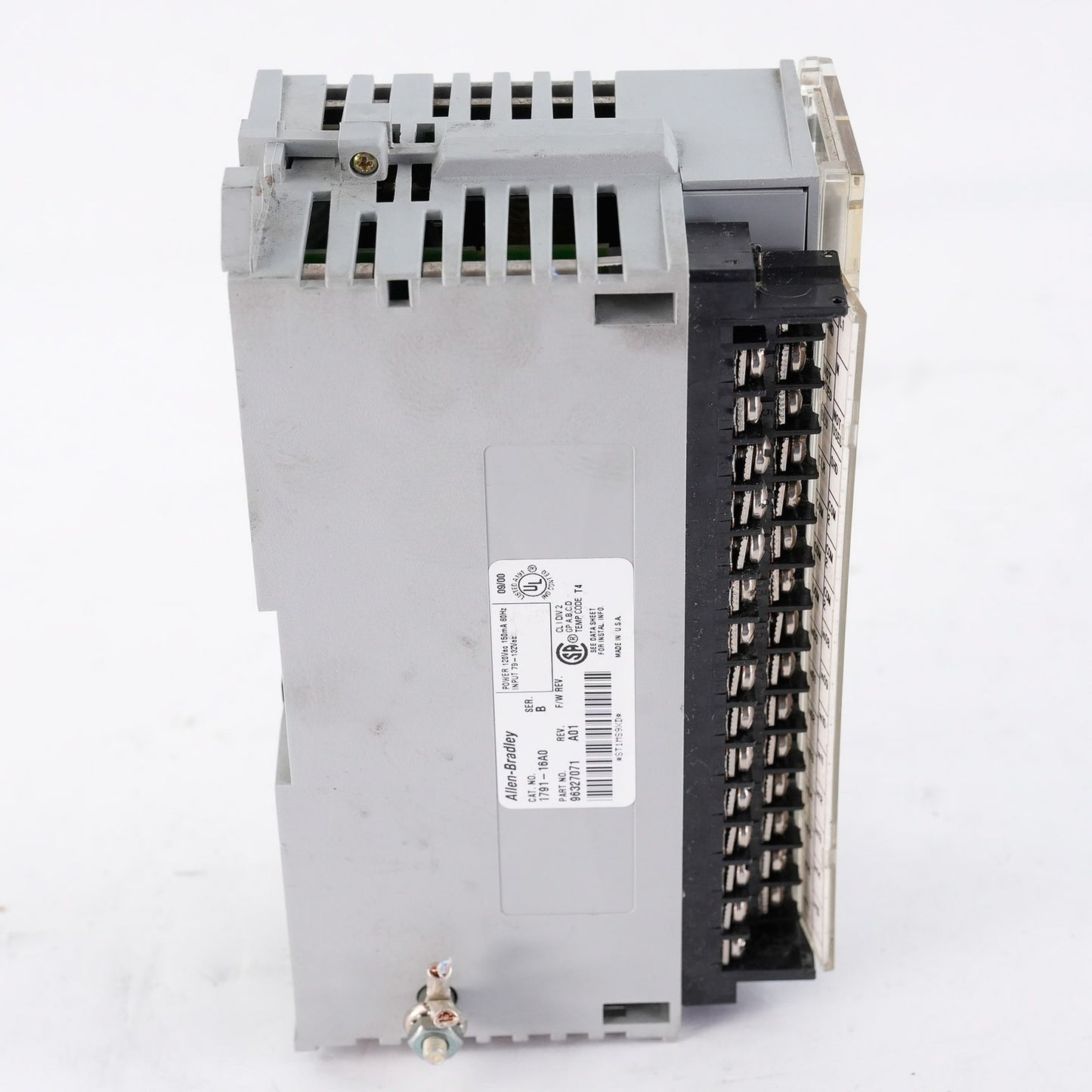 Allen Bradley 1791-16A0 /B Rev. C01 Block Input Module 179116A0 96327071