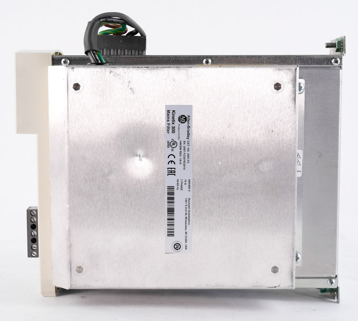 Allen Bradley 2097-V34PR6-LM /A Kinetix 350 Servo Drive + 2097-F2 Mains Filter
