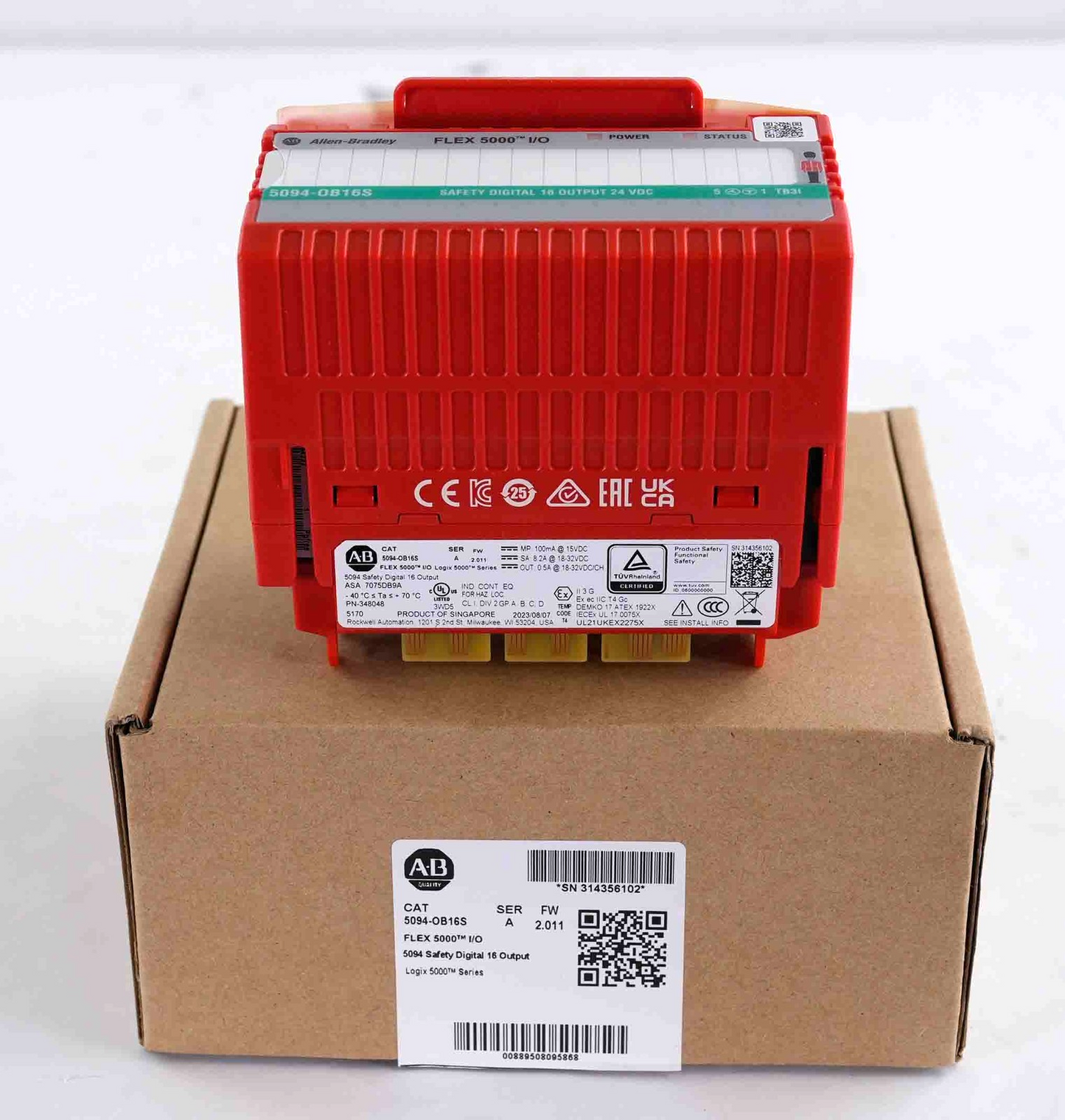 Allen Bradley 5094-OB16S /A Flex 5000 16-Point Digital Output Module - Open Box