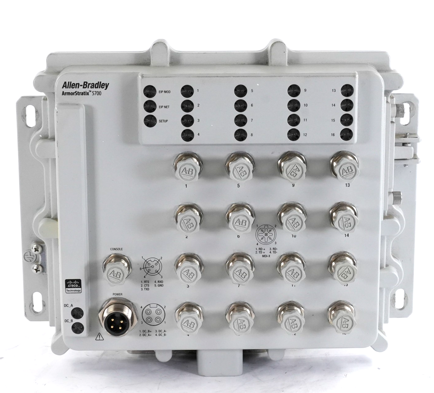 Allen Bradley 1783-ZMS16TA /A Armor 5700 16 Port Managed Switch Excellent Cond.