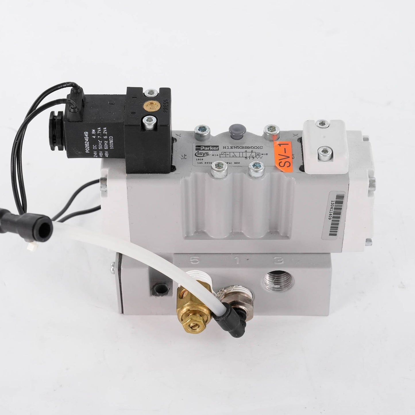 Parker H1EWXBBNXXC H-Series ISO 5599-1 Size 1 Single Solenoid Air Control Valve