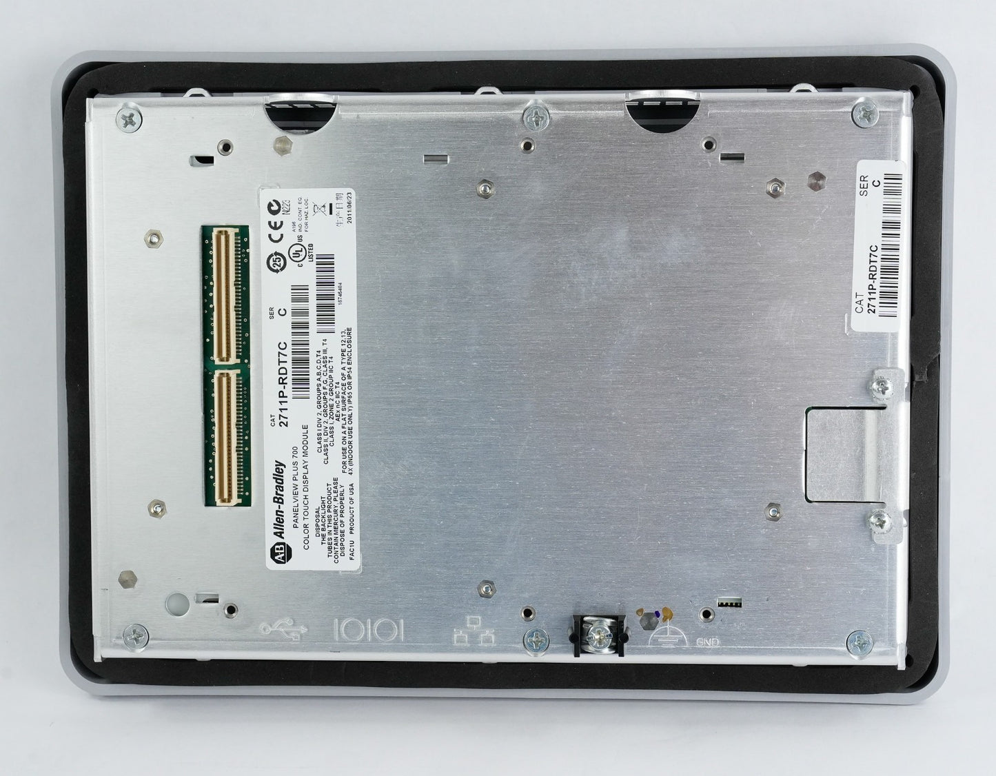 Allen Bradley 2711P-RDT7C /C Panelview Plus 700 Color Touch Display 2711PRDT7C