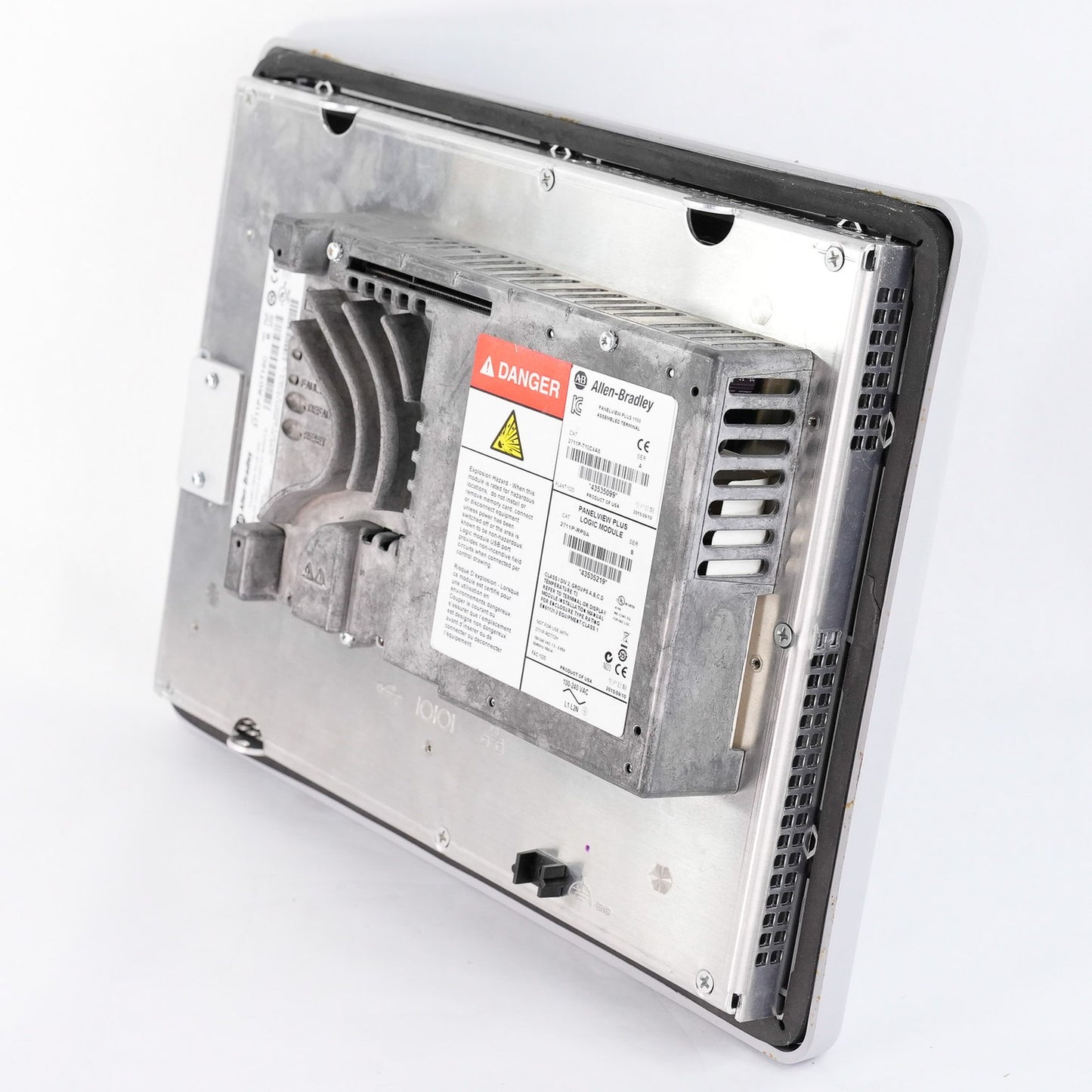Allen Bradley 2711P-T10C4A8 /A PanelView Plus 1000 10.4" + RP8A/B 120V RDT10C