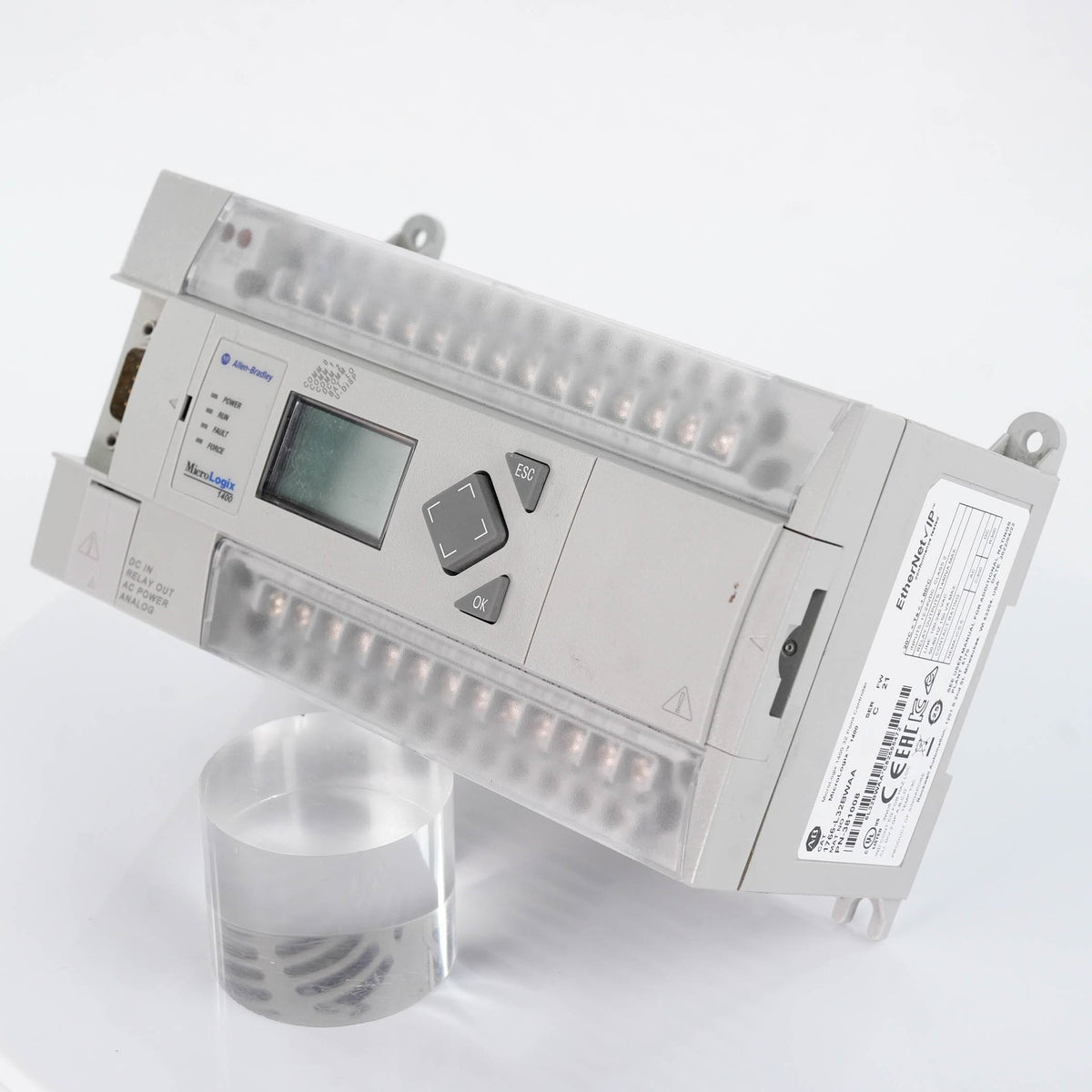 Allen Bradley 1766-L32BWAA Ser C MicroLogix 1400 PLC 120/240V AC 32 I/O