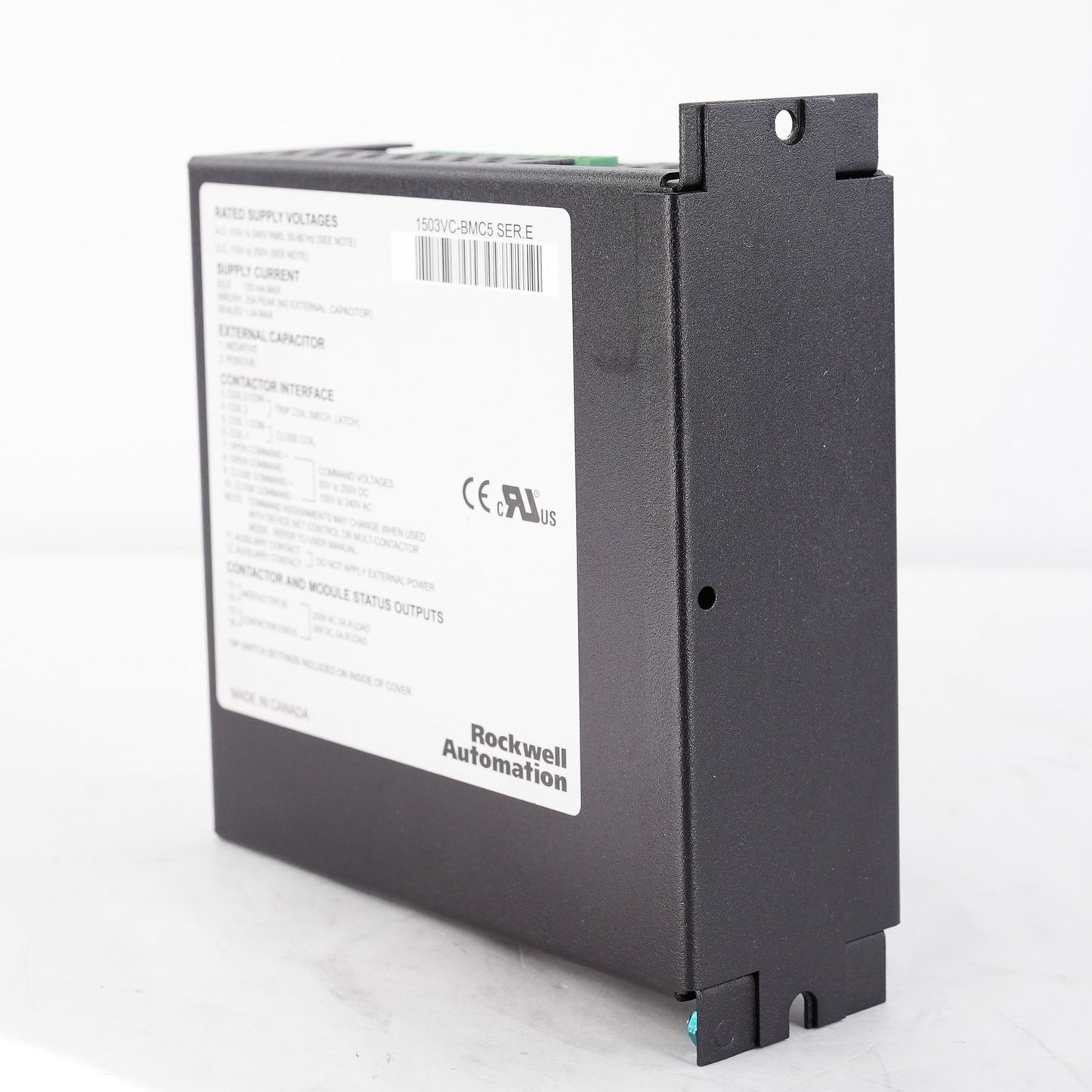 Allen Bradley 1503VC-BMC5 /E IntelliVAC Vacuum Contactor Control 1503VCBMC5